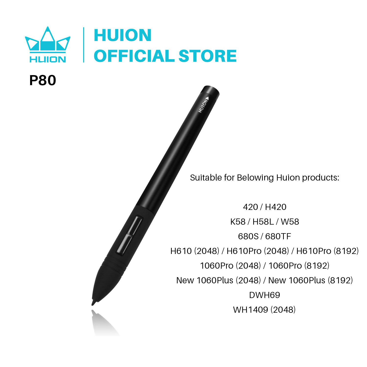 Huion Tablet Accessories - HUION PEN80 Tablettes graphiques Stylo numérique