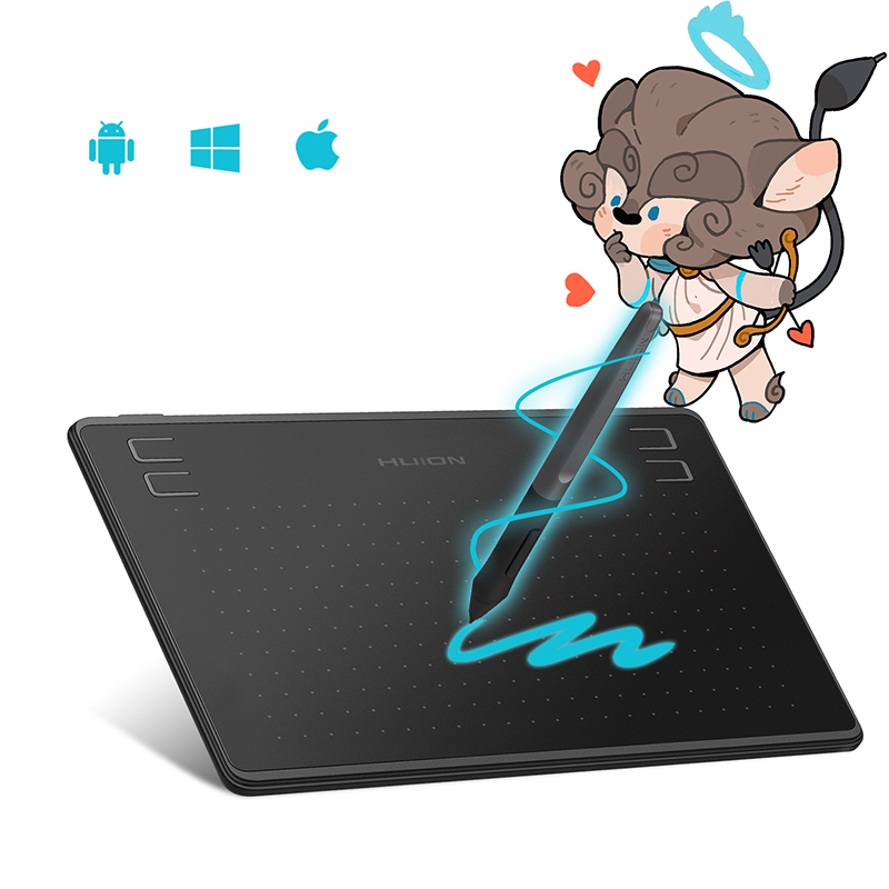 Huion Tablet Accessories - Huion-Tablette de dessin numérique HS64, avec