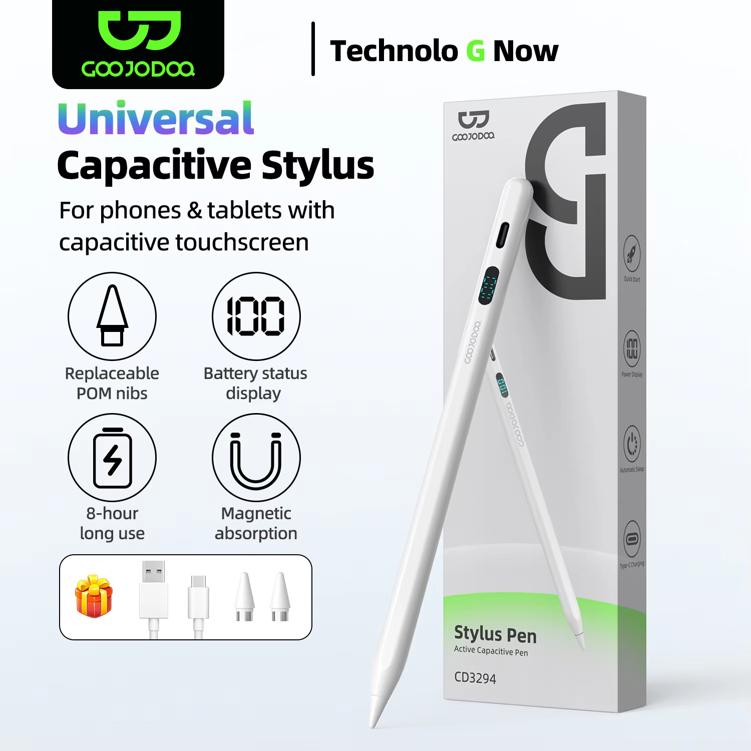 Tablet Accessories Choice Store - Stylet capacitif universel intelligent pour Android