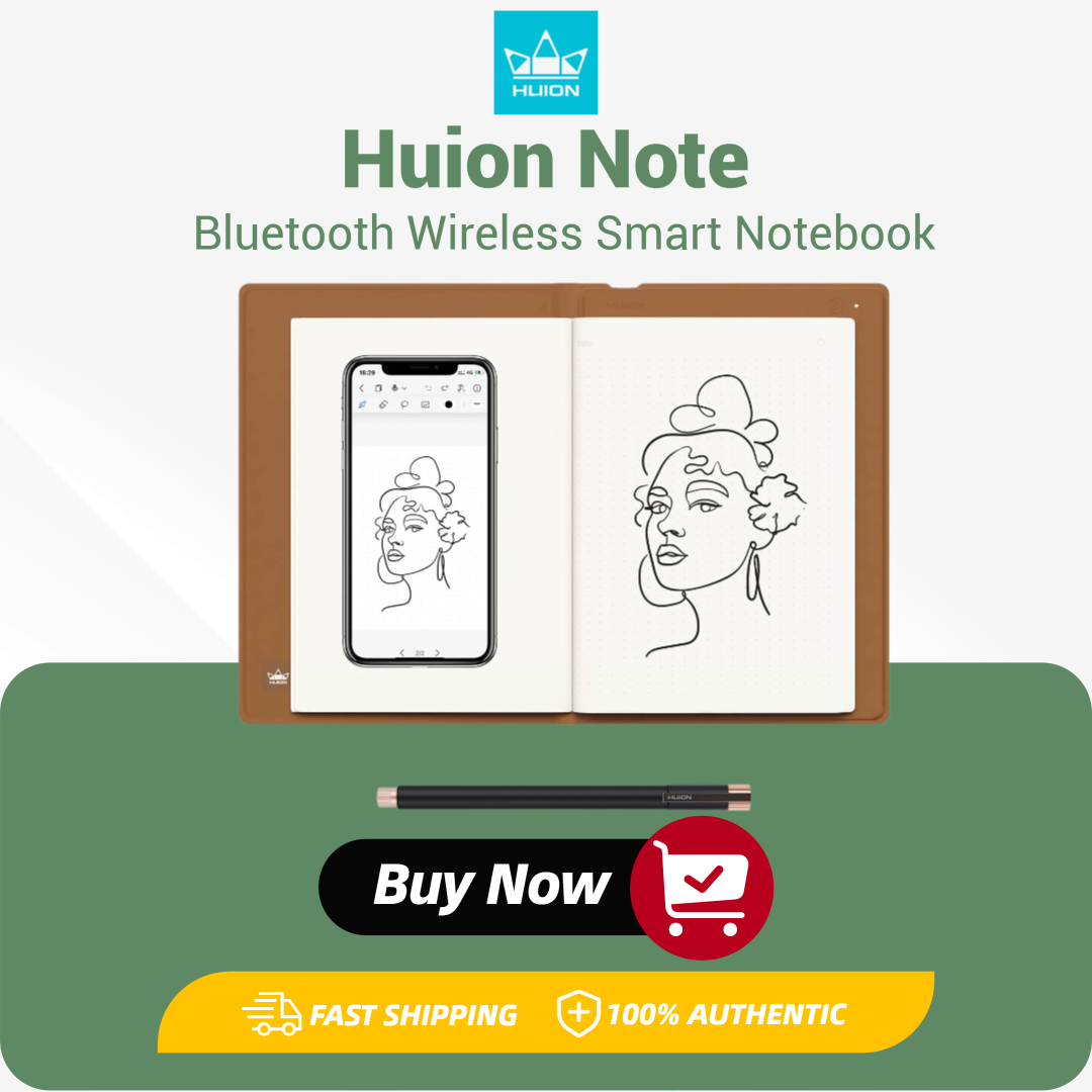 Bloc-notes intelligent Huion N - Huion Tablet Accessories avis et prix