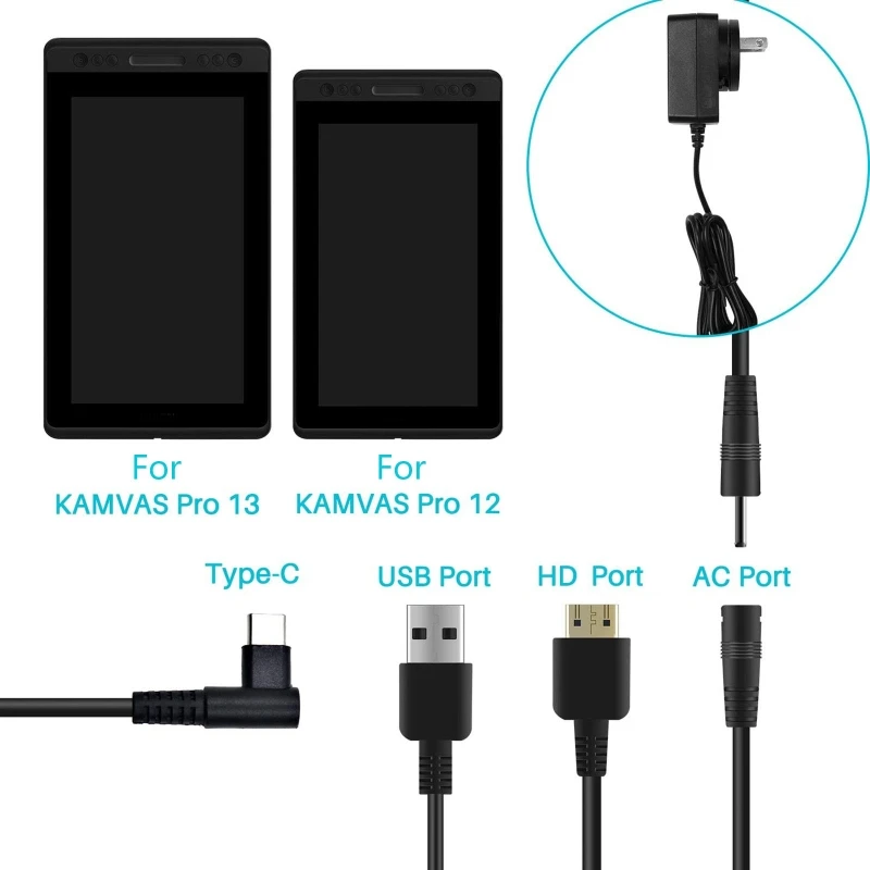 Câble 3 en 1 CB01 uniquement c - Huion Tablet Accessories avis et prix