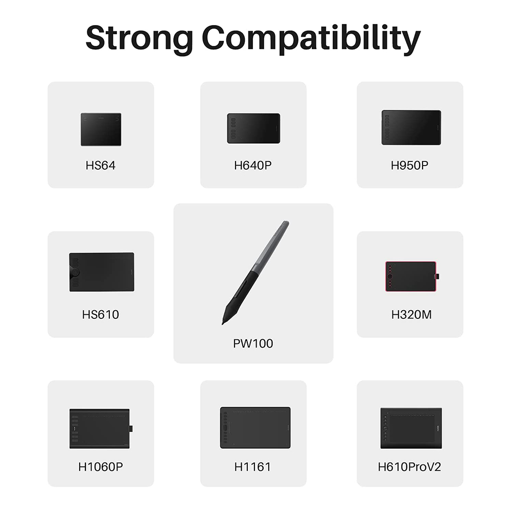 HUION PW100 stylet numérique s - Huion Tablet Accessories avis et prix
