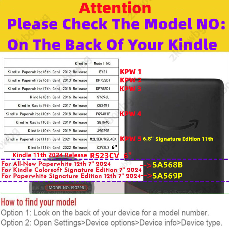 Funda pour 2024 RS23CV Kindle  - Kindle Tablet Accessories avis et prix